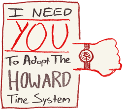 Howard time system advert